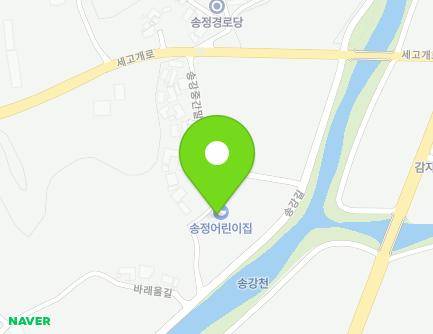 충청북도 충주시 산척면 송강중간말길 10 (송정어린이집) 지도