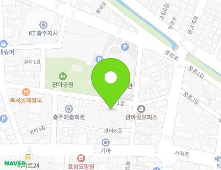 충청북도 충주시 관아1길 32-1 (성내동) 지도