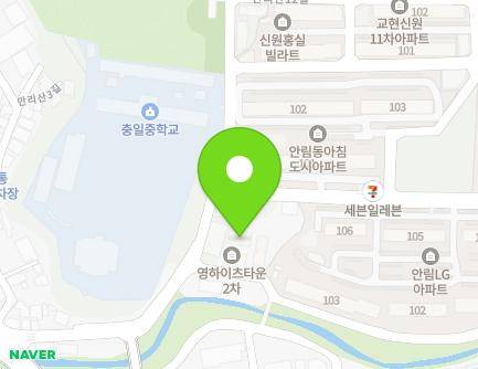 충청북도 충주시 만리산9길 20-7 (안림동, 영하이츠타운2차) 지도