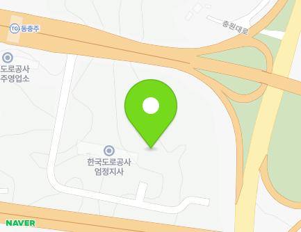 충청북도 충주시 엄정면 평택제천고속도로 103 (한국도로공사엄정지사) 지도