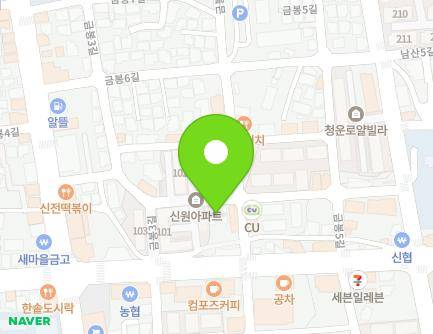 충청북도 충주시 금봉4길 3 (용산동, 아기사랑 어린이집) 지도