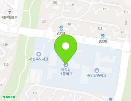 충청북도 충주시 중앙탑면 원앙4길 52 (충주중앙탑초등학교) 지도