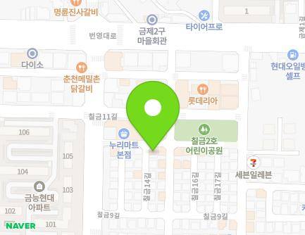 충청북도 충주시 칠금10길 10 (칠금동) 지도