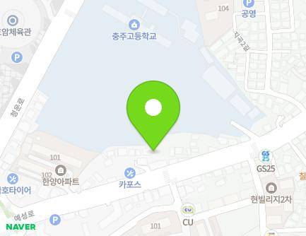 충청북도 충주시 예성로 23-1 (호암동) 지도